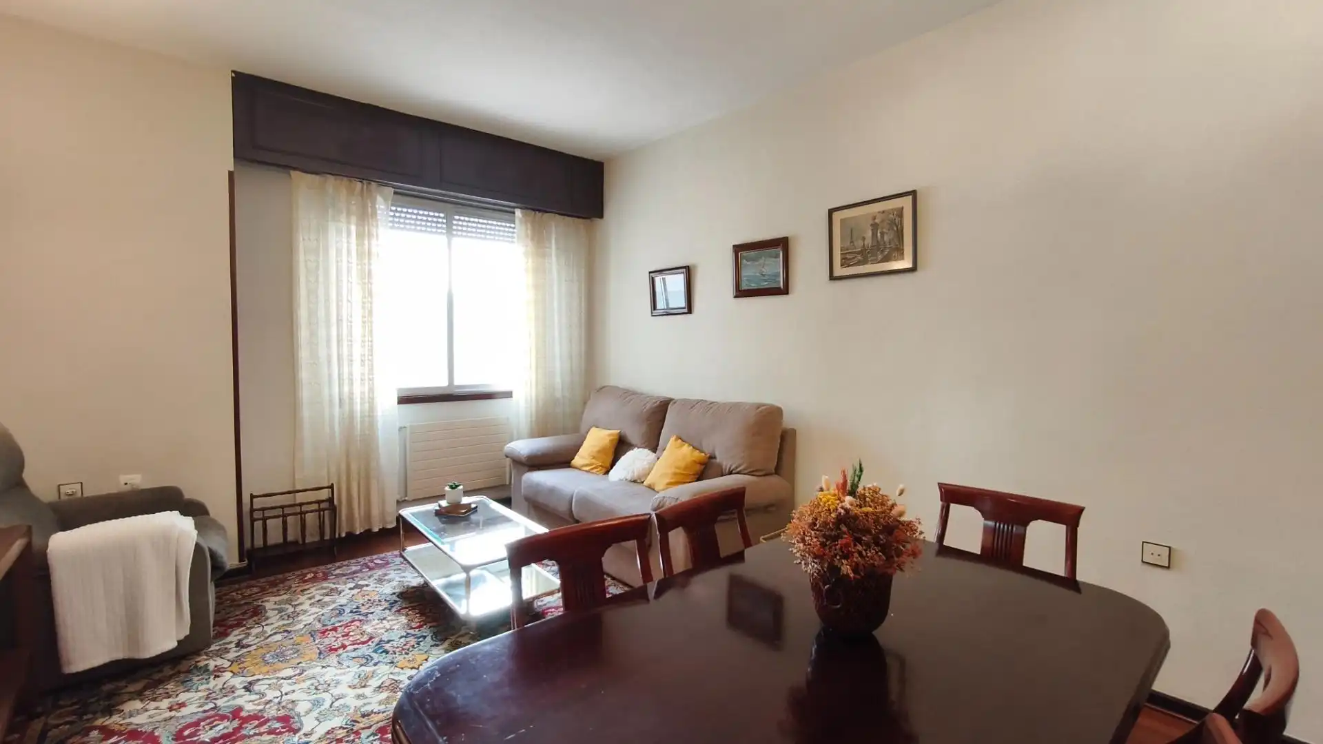 Sala de estar de Piso de alquiler en Bilbao  con Calefacción y Amueblado