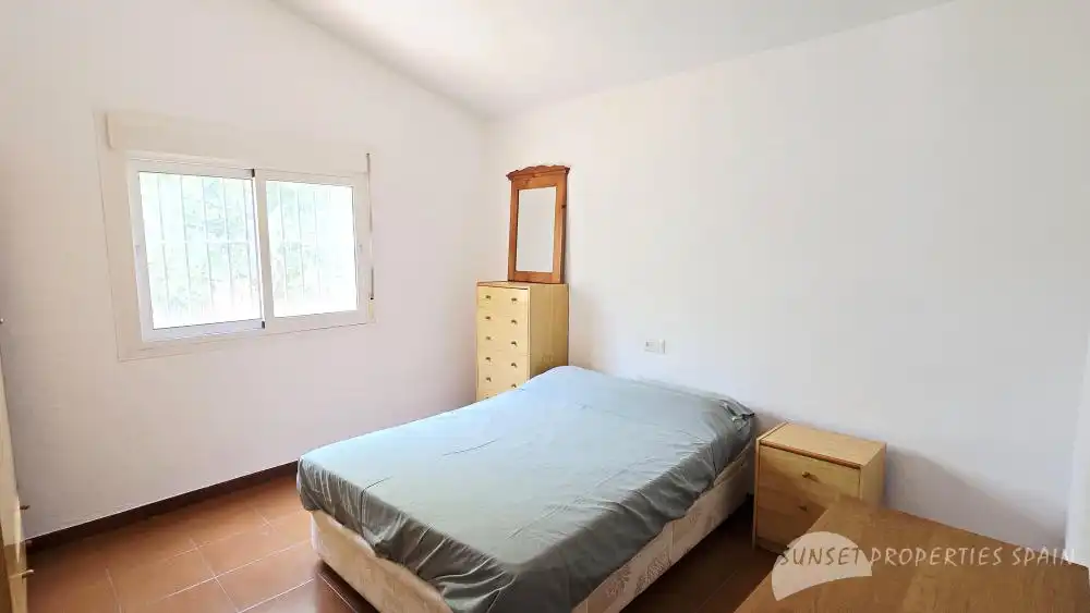 Bedroom of Houses for sale in Cómpeta  with Air Conditioner, Private garden and Swimming Pool