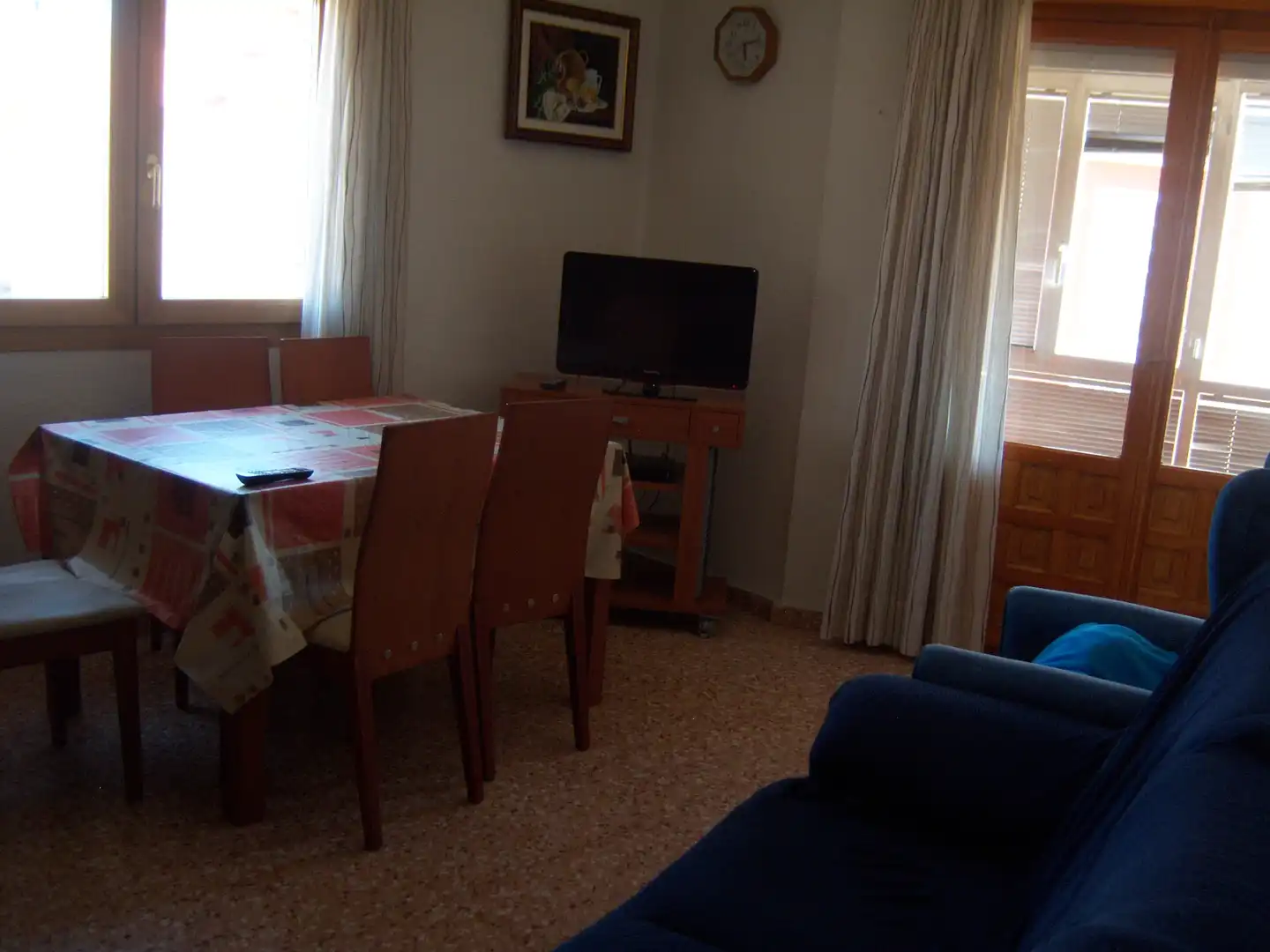 Sala de estar de Piso de alquiler en Soria Capital  con Calefacción, Amueblado y Lavadora