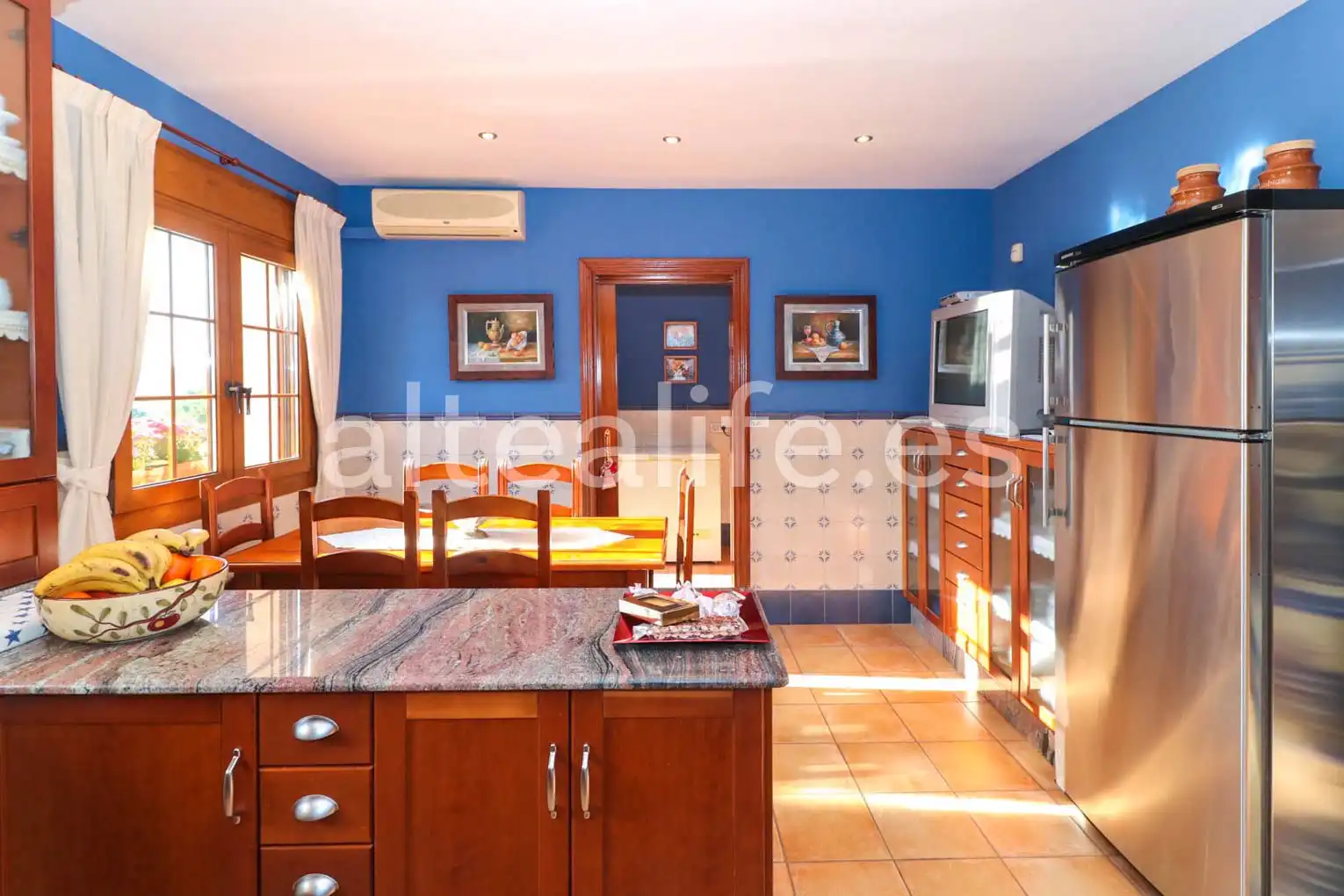 Cocina de Casa o chalet en venta en La Nucia con Aire acondicionado, Calefacción y Jardín privado