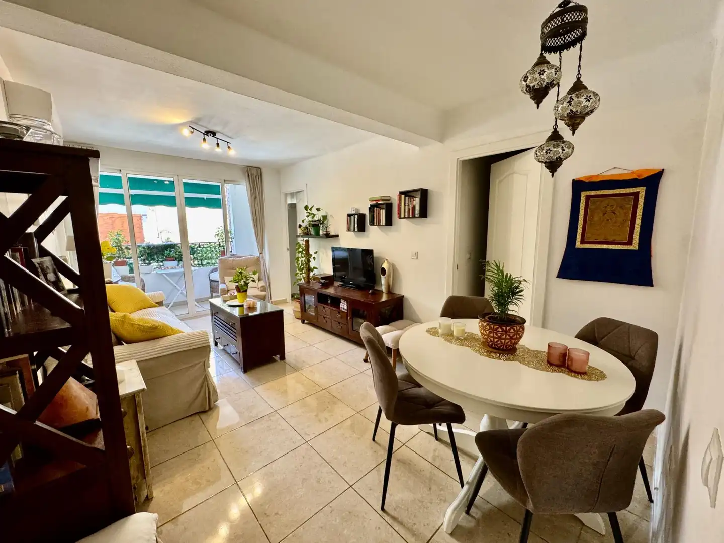Sala d'estar de Pis en venda en Málaga amb Aire condicionat i Terrassa