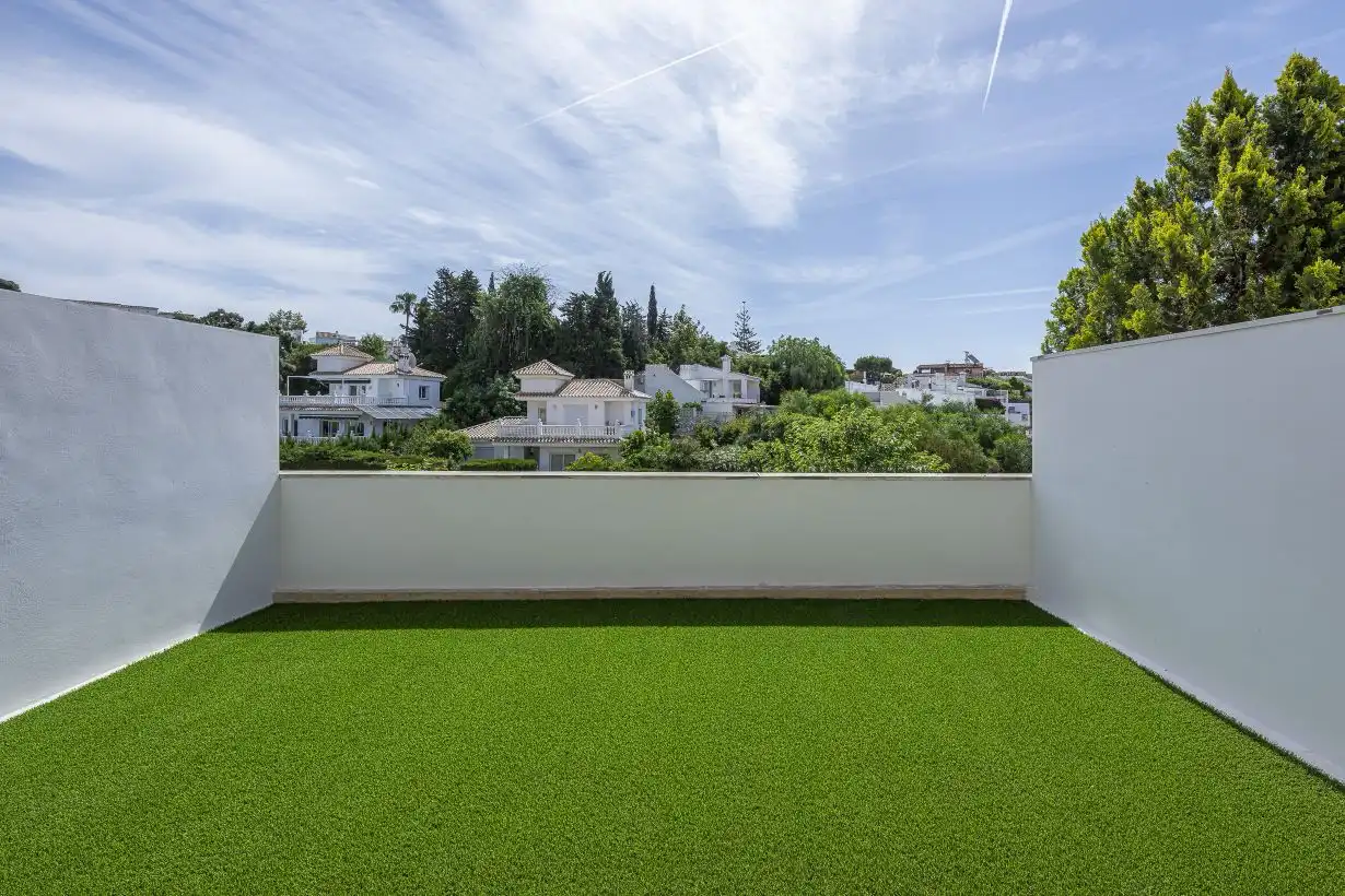 Terrassa de Casa o xalet en venda en Calahonda 