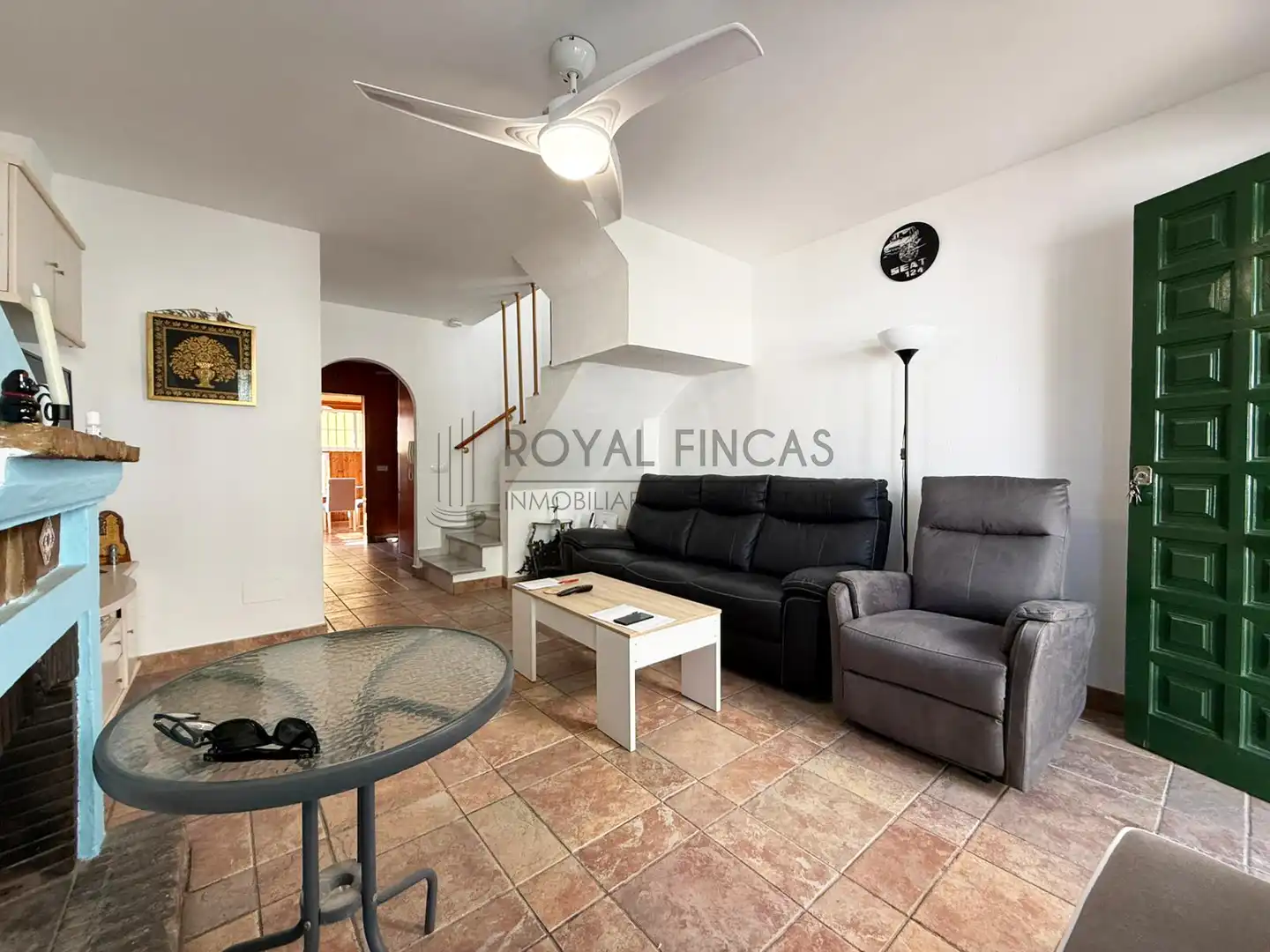 Sala de estar de Casa adosada en venta en Torremolinos con Aire acondicionado, Jardín privado y Terraza
