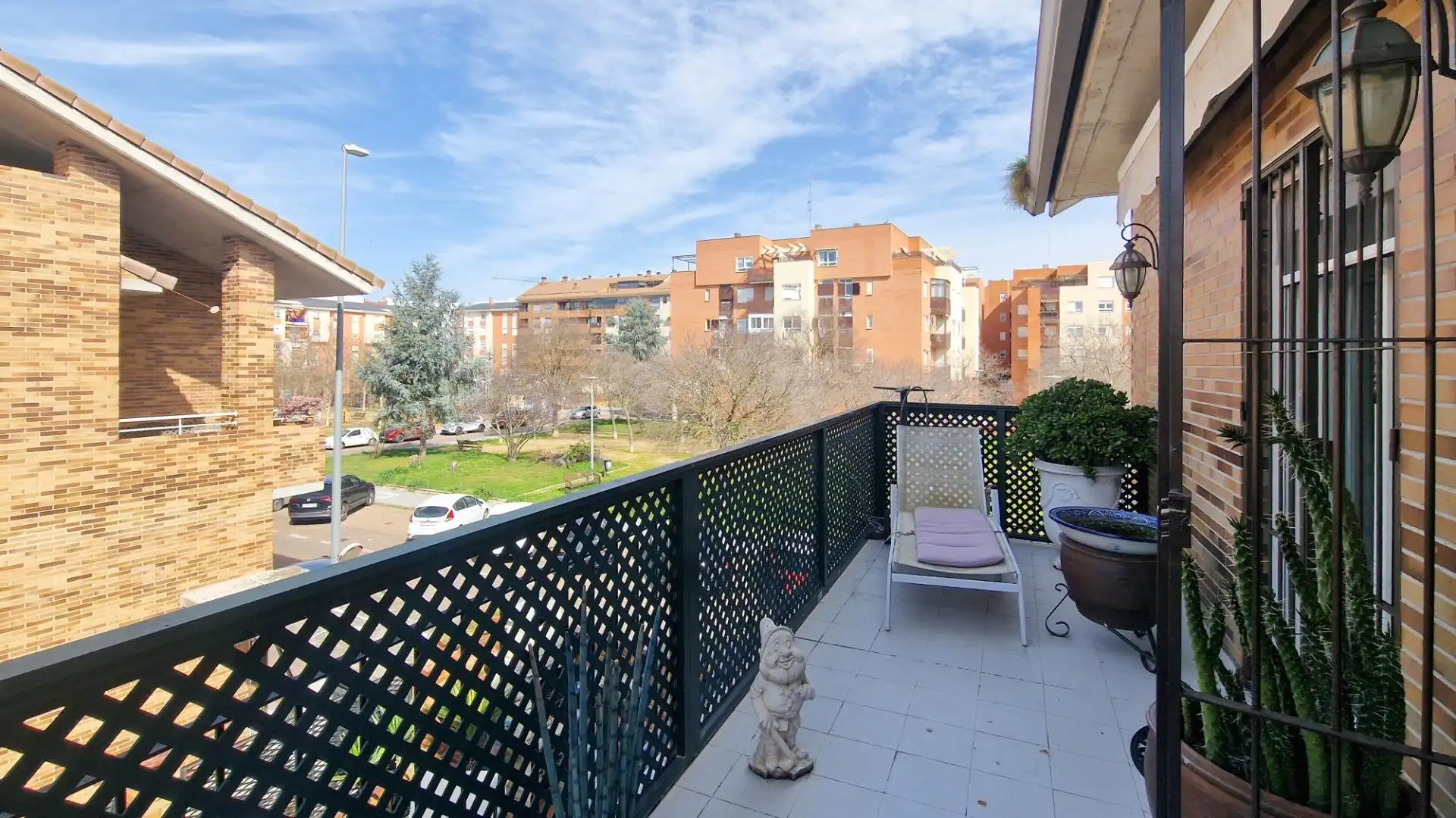 Terrassa de Casa adosada en venda en Badajoz amb Aire condicionat, Jardí privat i Terrassa