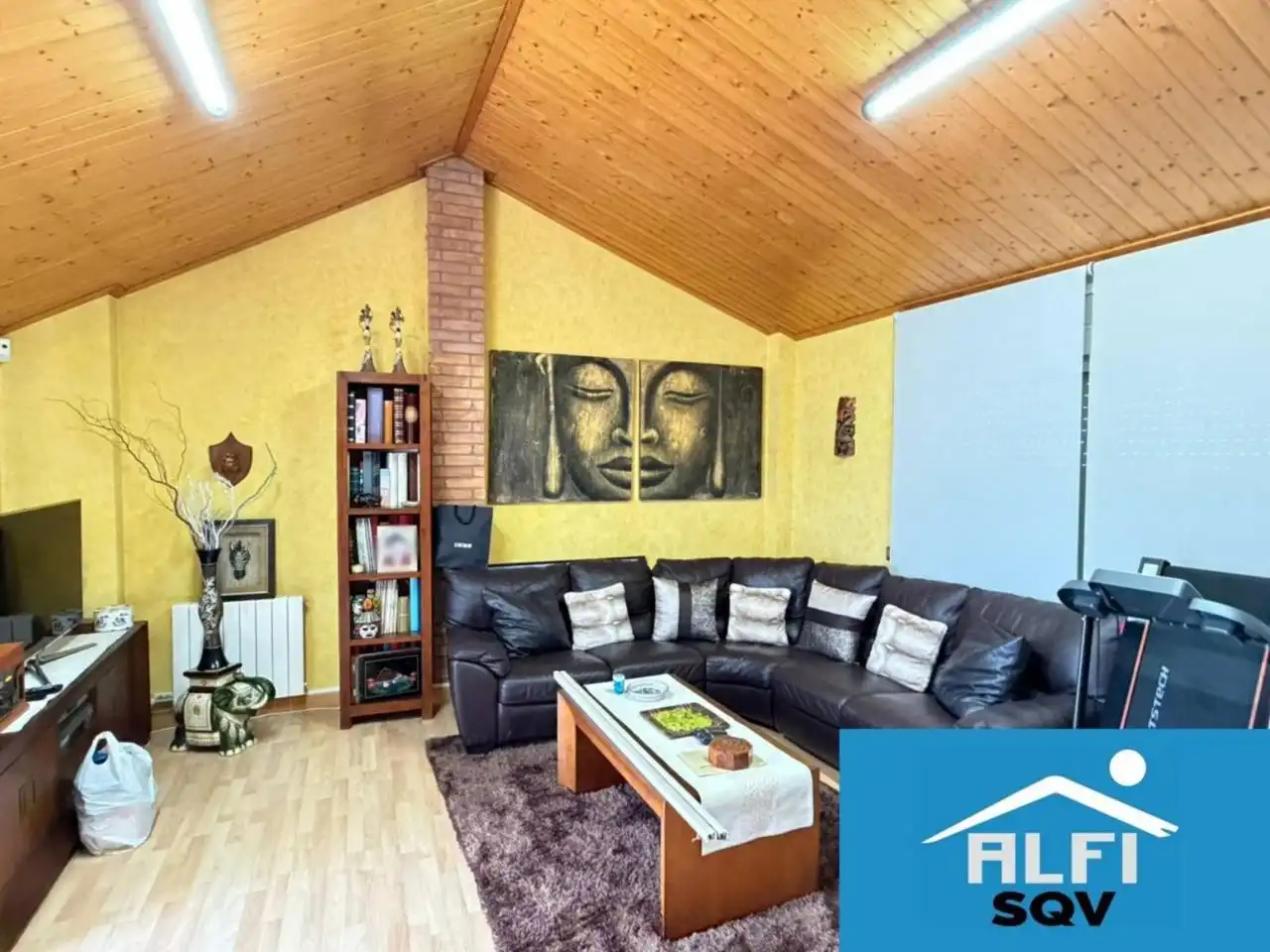 Living room of Houses for sale in Sant Quirze del Vallès  with Air Conditioner, Heating and Private garden
