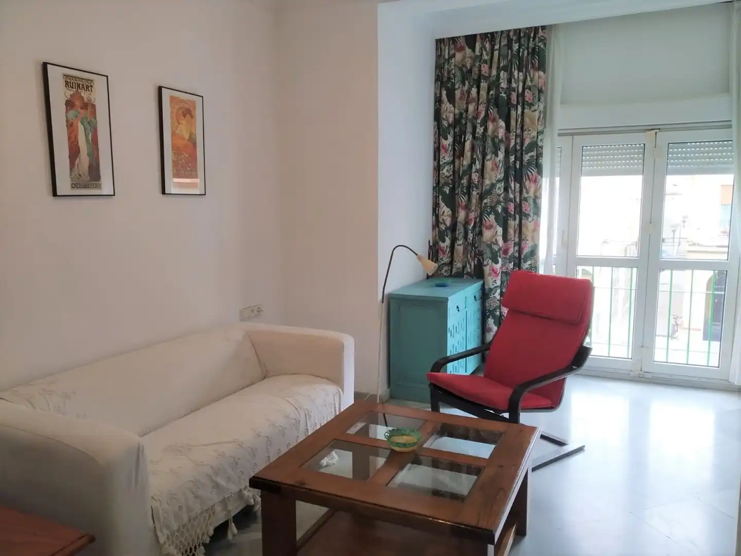 Living room of Flat for rent in Málaga  with Furnished