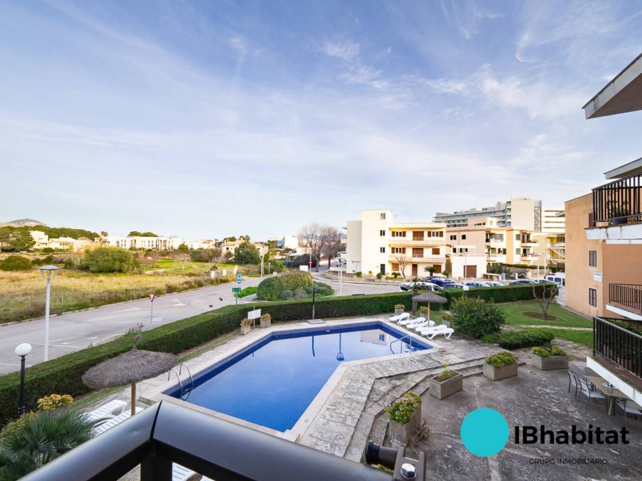 Swimming pool of Flat for sale in Pollença  with Air Conditioner, Furnished and Balcony