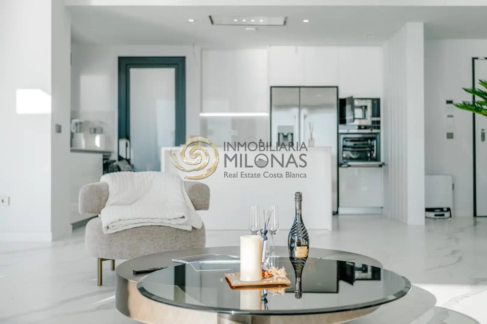 Sala d'estar de Apartament en venda en Benidorm amb Aire condicionat, Terrassa i Traster