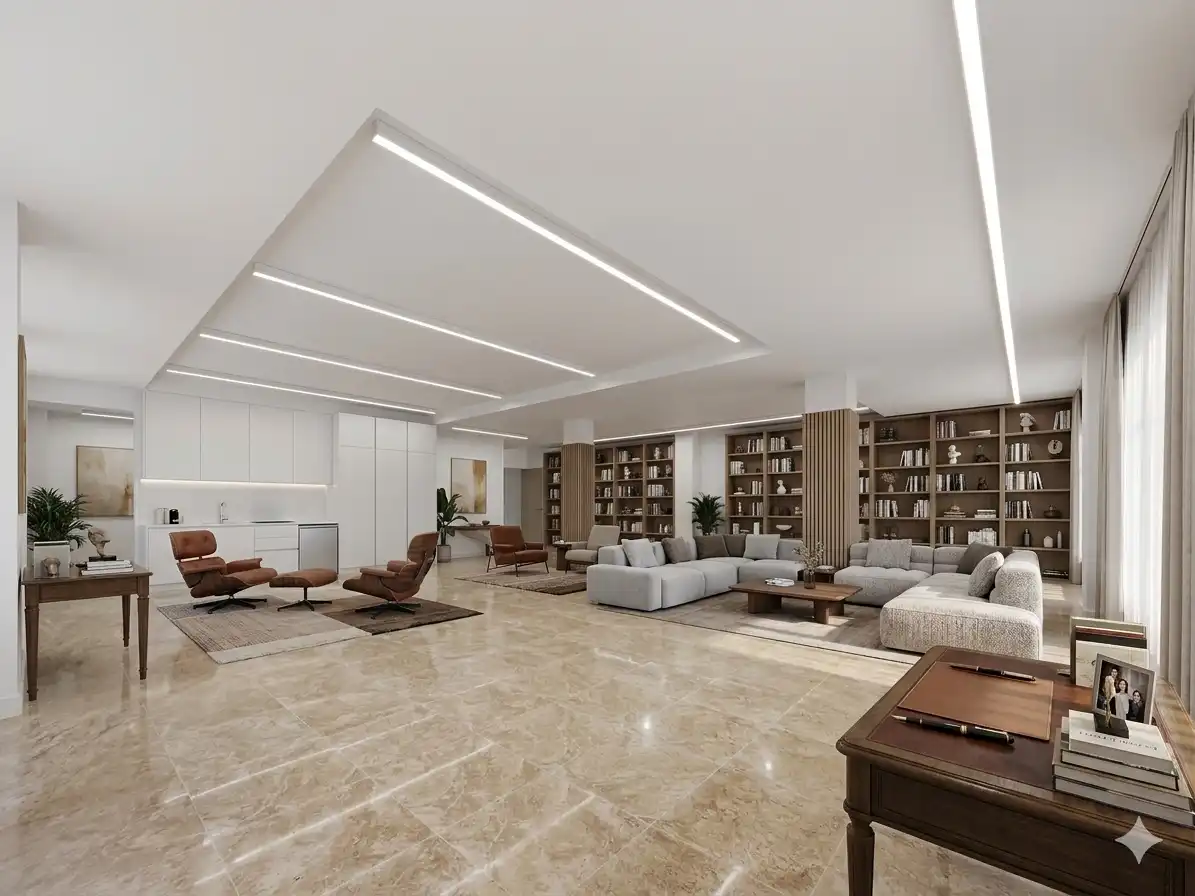 Sala d'estar de Local en venda en Barcelona amb Aire condicionat, Internet i Domòtica