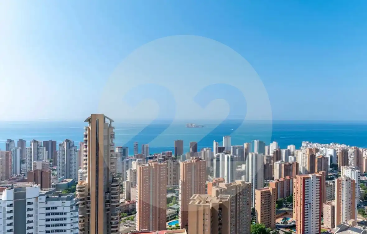 Exterior view of Duplexes for rent in Benidorm  with Air Conditioner, Heating and Terrace