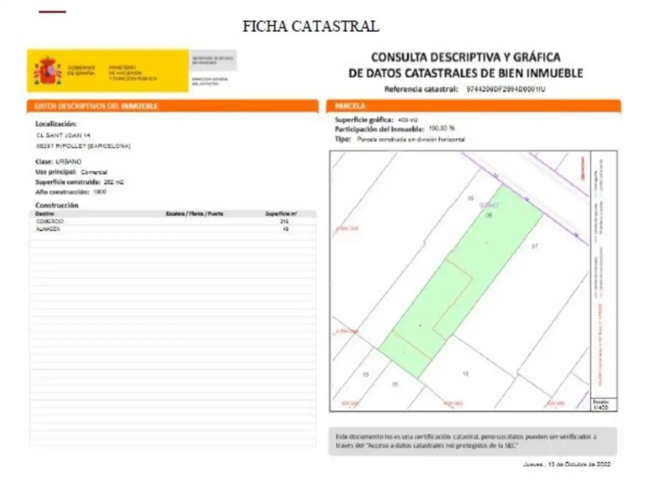 Wohnbaugrundstück zum Verkauf in Calle Sant Joan, imagen 9