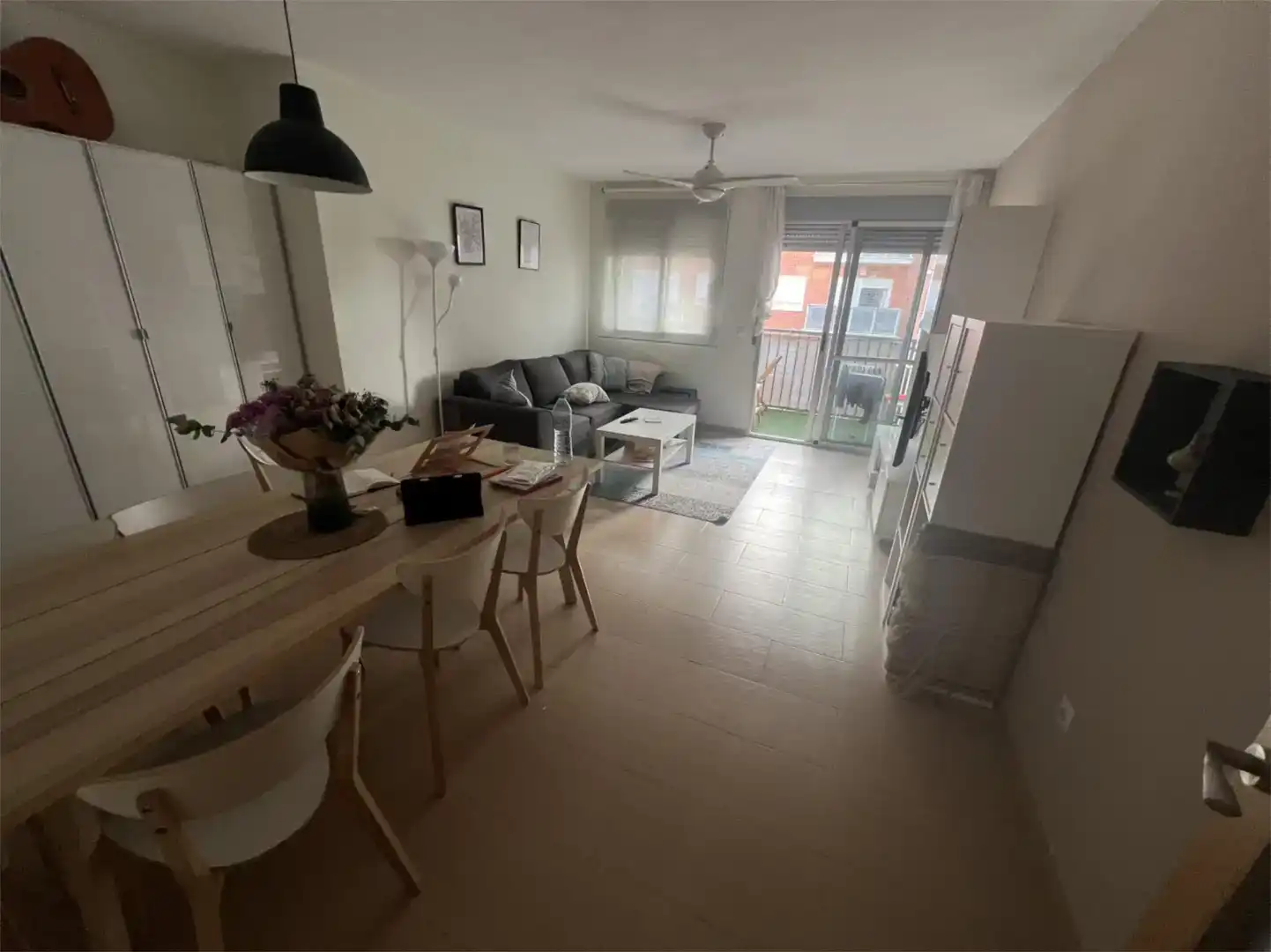 Sala de estar de Piso para compartir en Murcia con Aire acondicionado, Amueblado y Horno