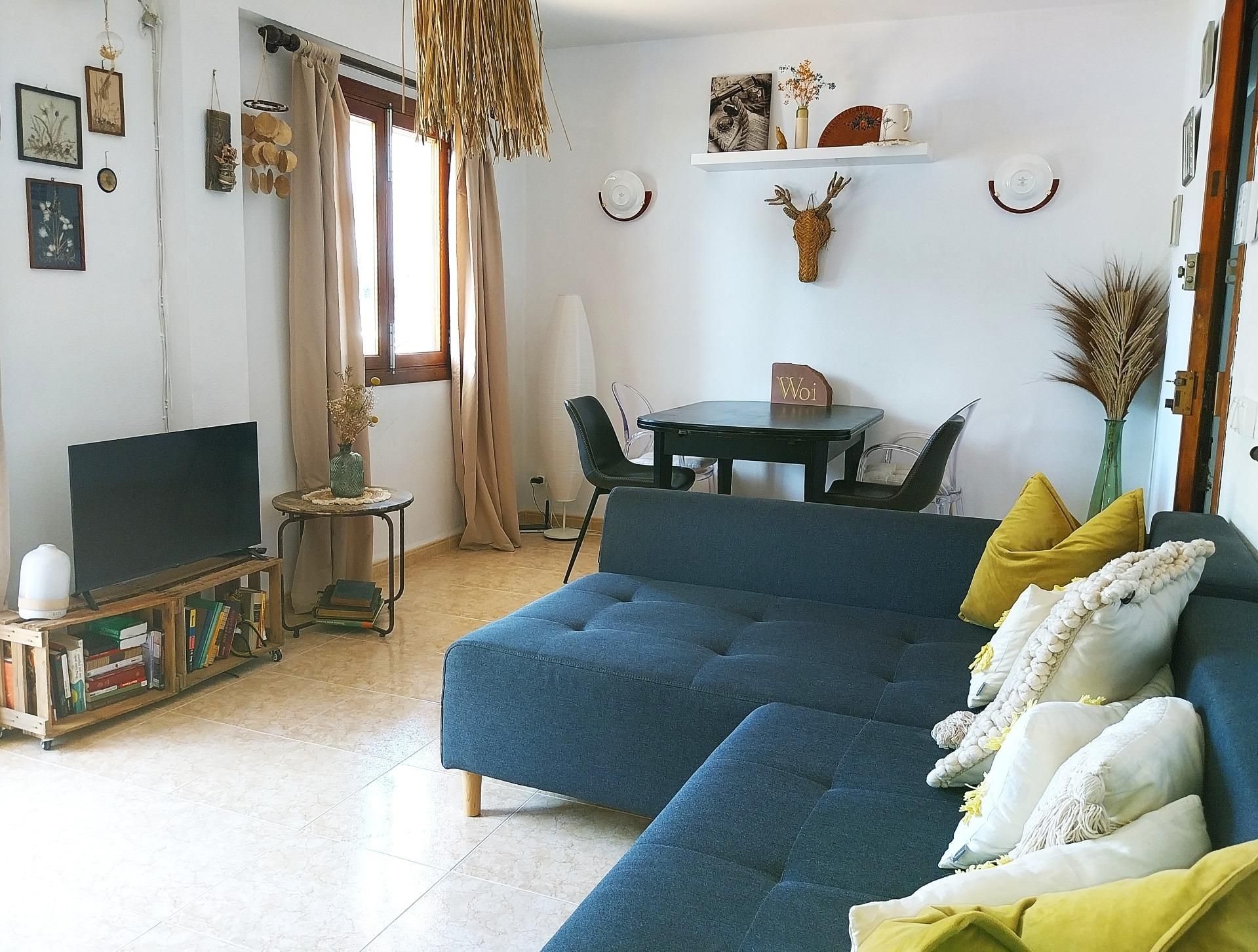 Sala d'estar de Planta baixa en venda en  Palma de Mallorca amb Aire condicionat, Terrassa i Alarma