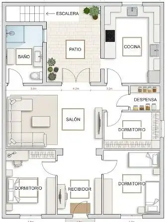 Houses for sale in Puertollano  with Air Conditioner, Heating and Terrace