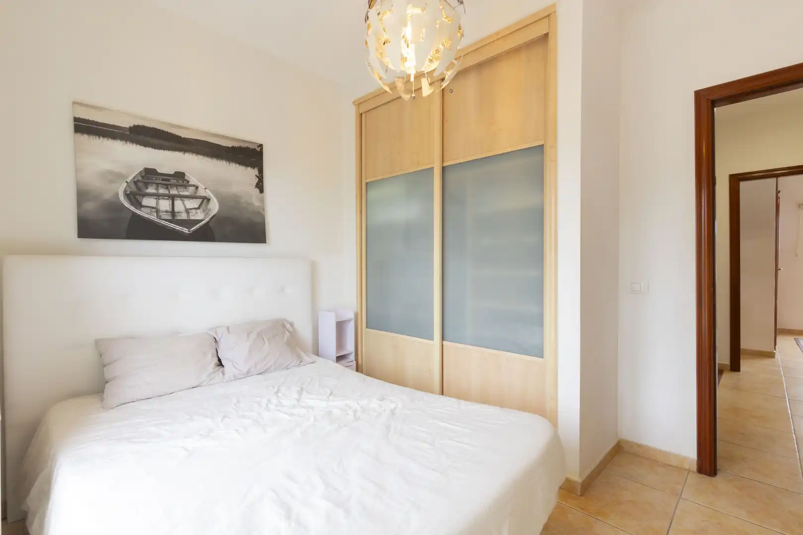 Schlafzimmer von Einfamilien-Reihenhaus zum Verkauf in Puerto de la Cruz mit Klimaanlage, Heizung und Privatgarten