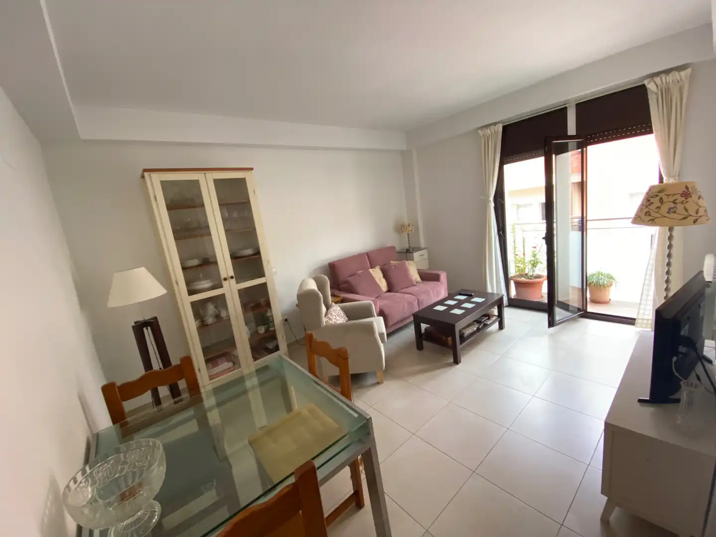 Sala de estar de Ático en venta en Girona con Aire acondicionado, Calefacción y Amueblado