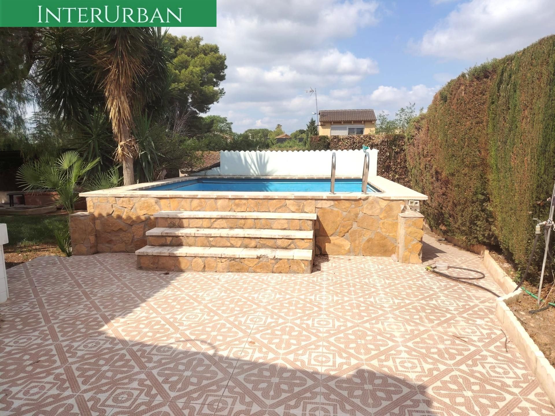 Swimming pool of House or chalet for sale in Llíria  with Air Conditioner, Private garden and Terrace