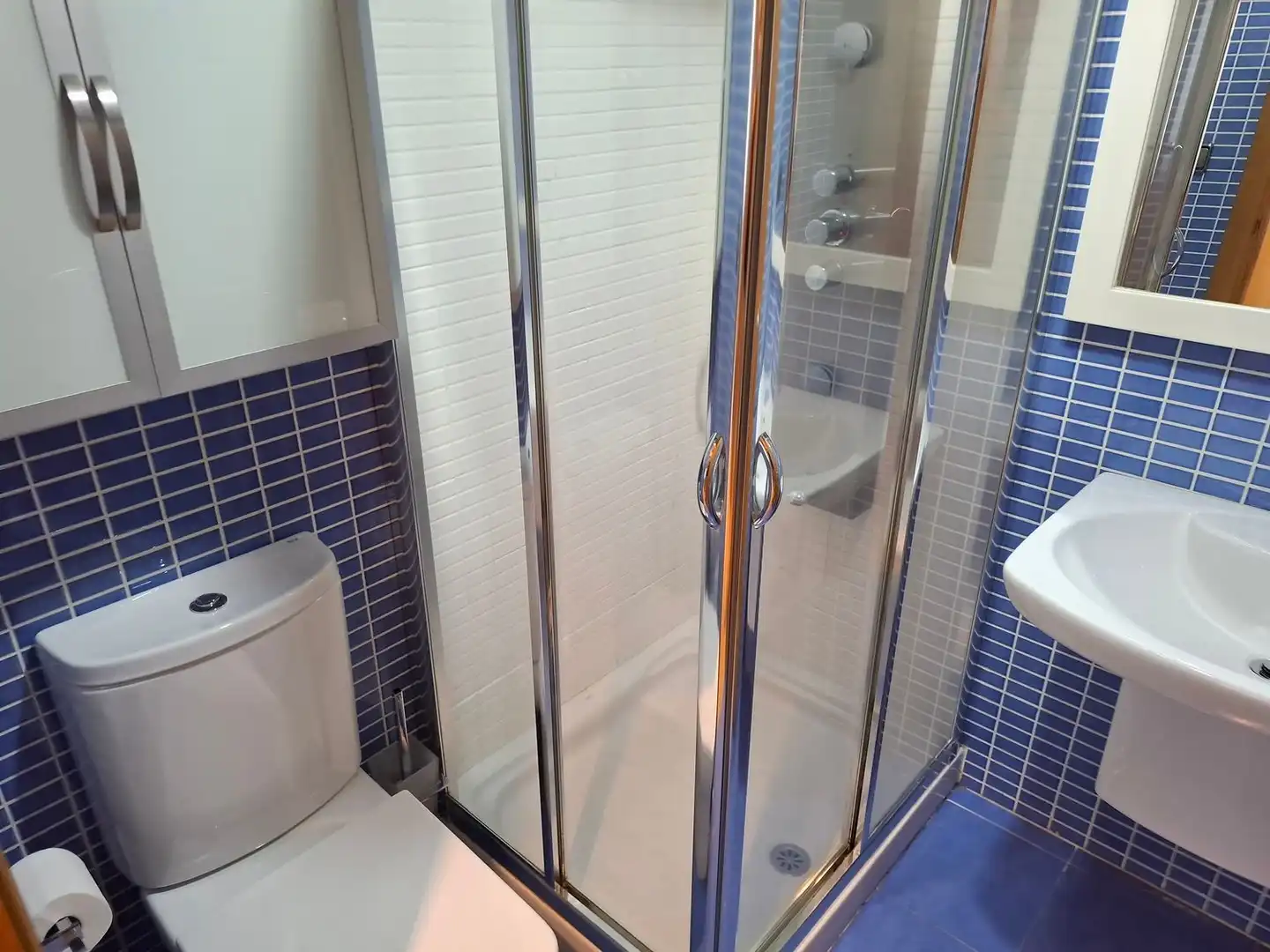 Bathroom of Flat for rent in As Lagoas