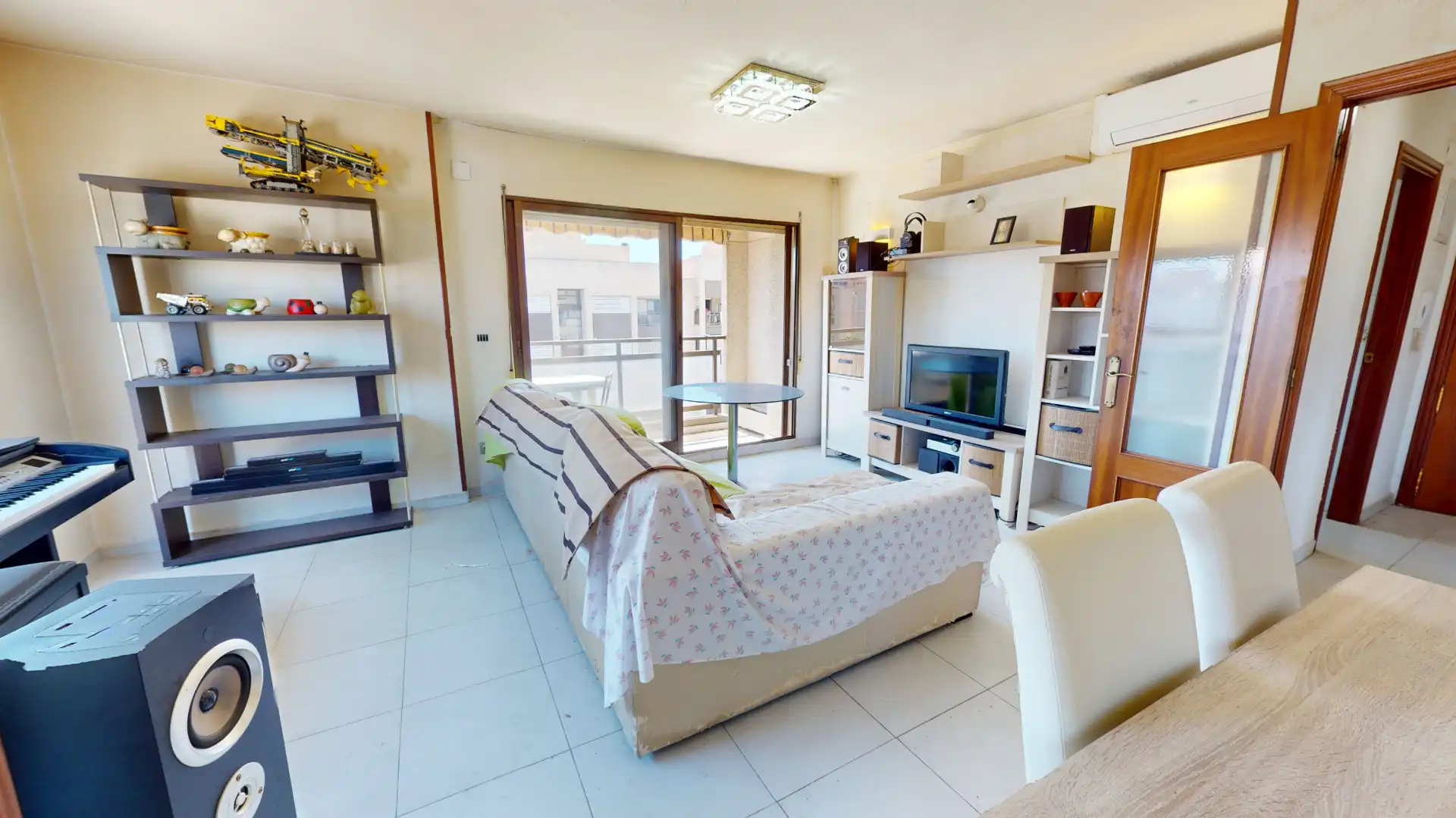 Living room of Flat for sale in Alicante / Alacant  with Air Conditioner, Heating and Terrace