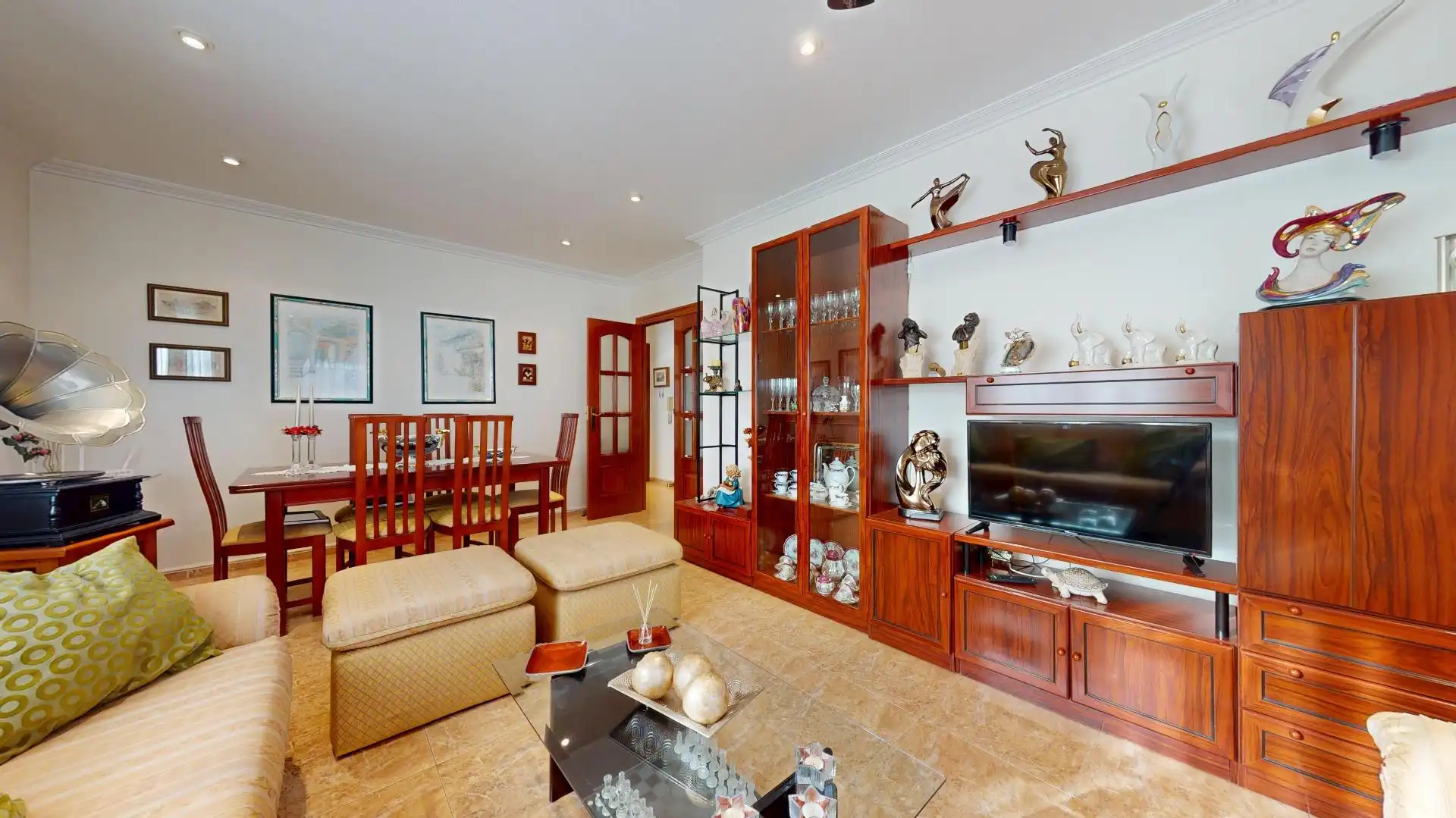 Wohnzimmer von Wohnung zum Verkauf in San Pedro del Pinatar mit Klimaanlage, Terrasse und Möbliert