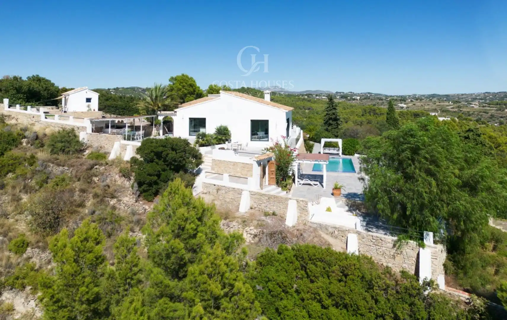 Vista exterior de Casa o chalet en venta en Benissa con Aire acondicionado, Calefacción y Jardín privado