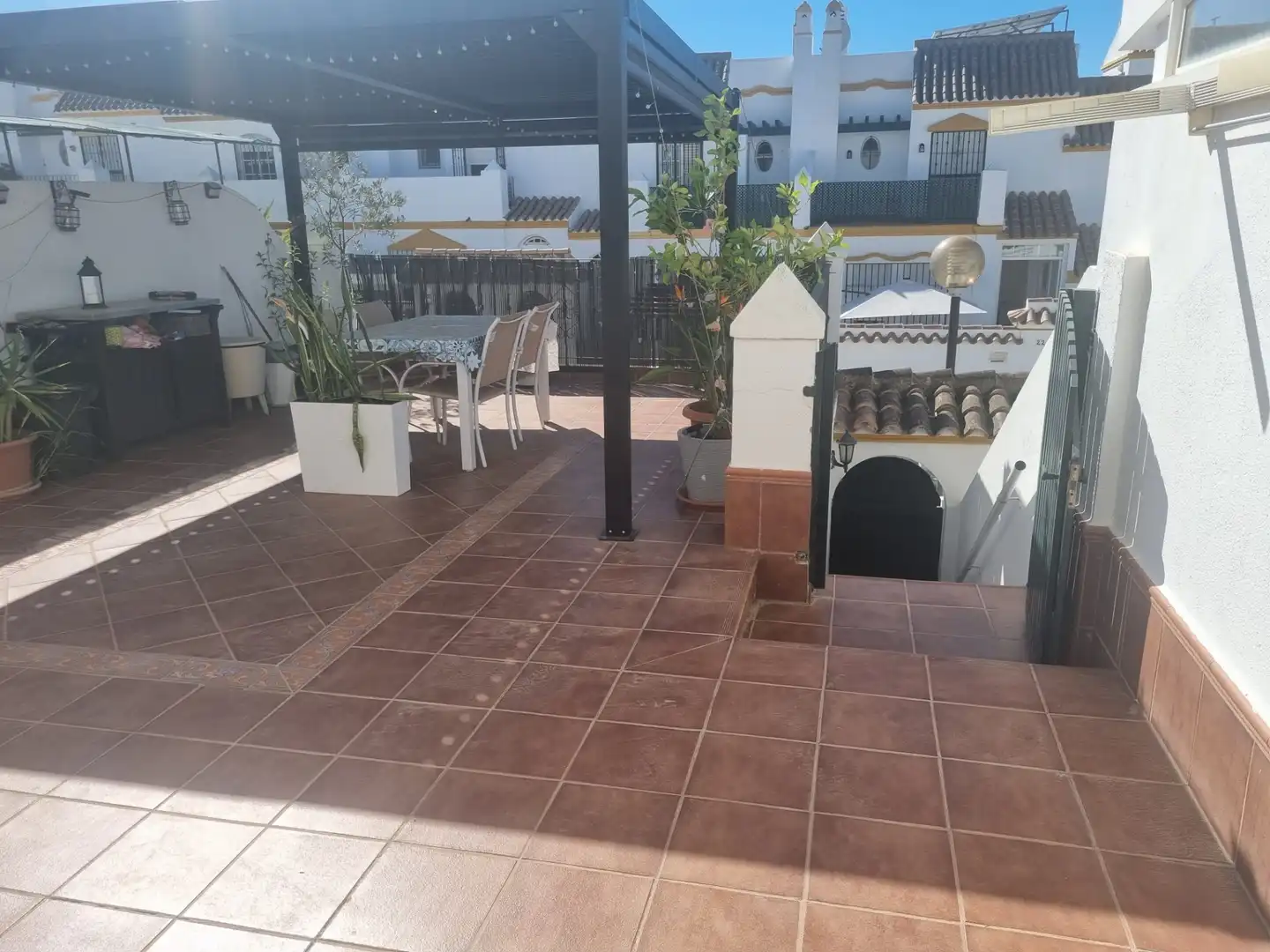 Terraza de Casa adosada de alquiler en San Fernando con Aire acondicionado, Calefacción y Jardín privado