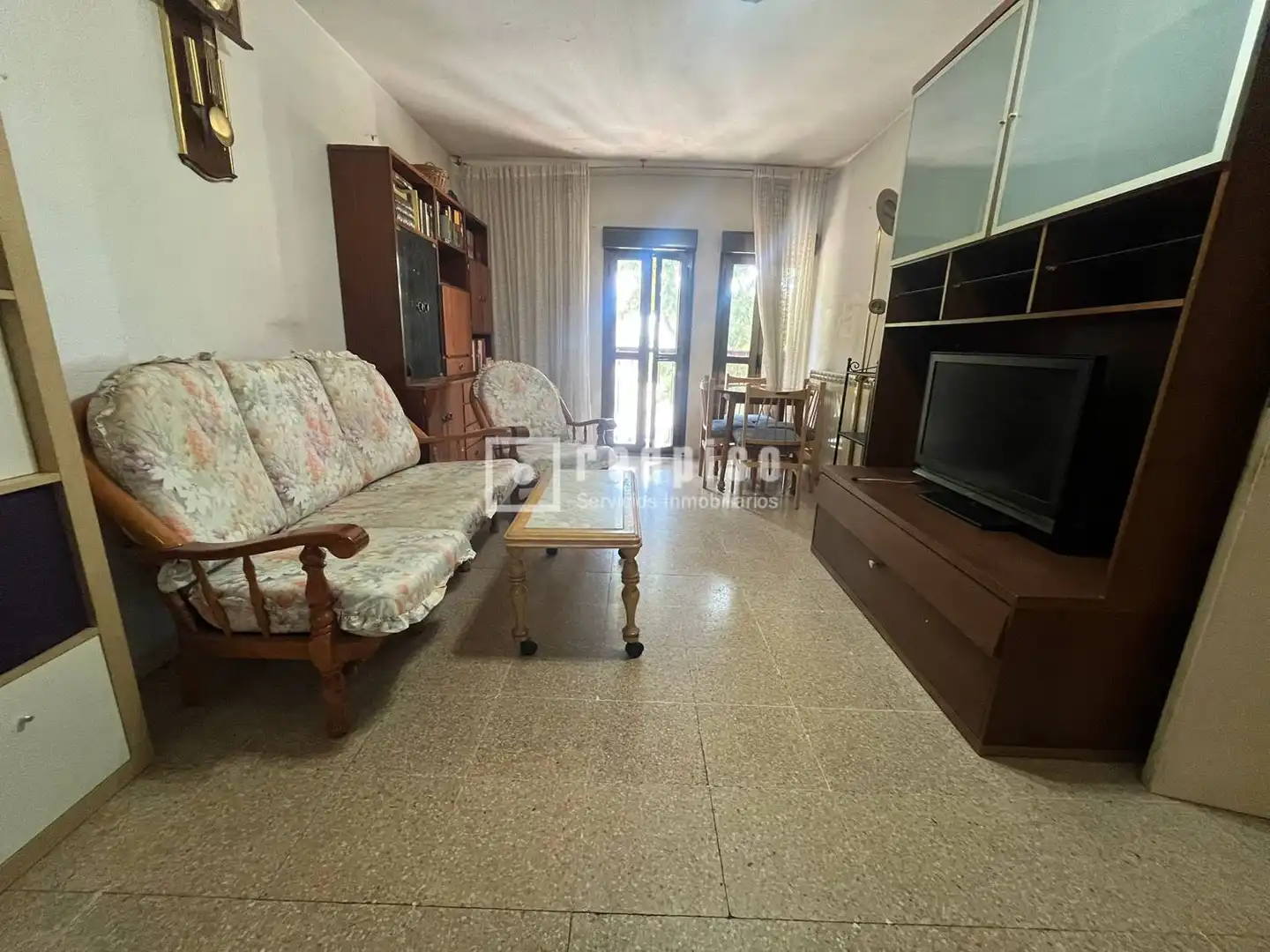 Sala de estar de Piso en venta en  Madrid Capital con Calefacción y Terraza