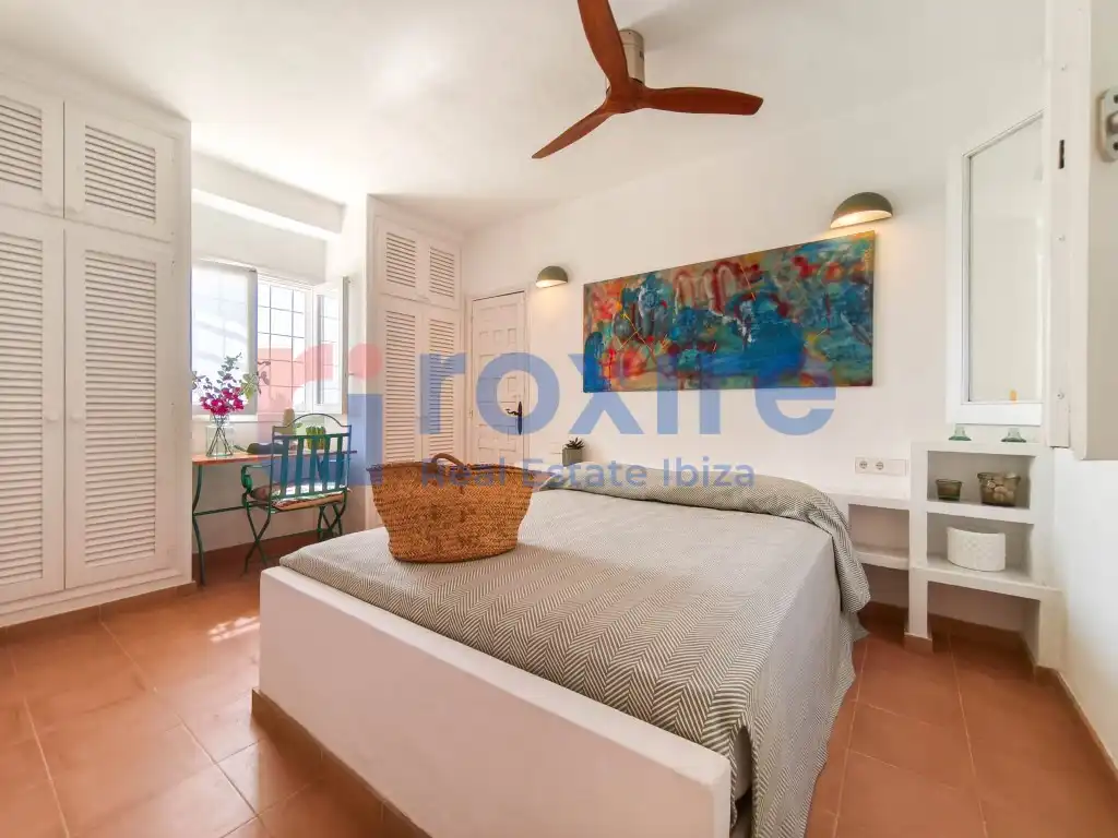 Bedroom of Houses for rent in Sant Josep de sa Talaia  with Air Conditioner, Private garden and Terrace