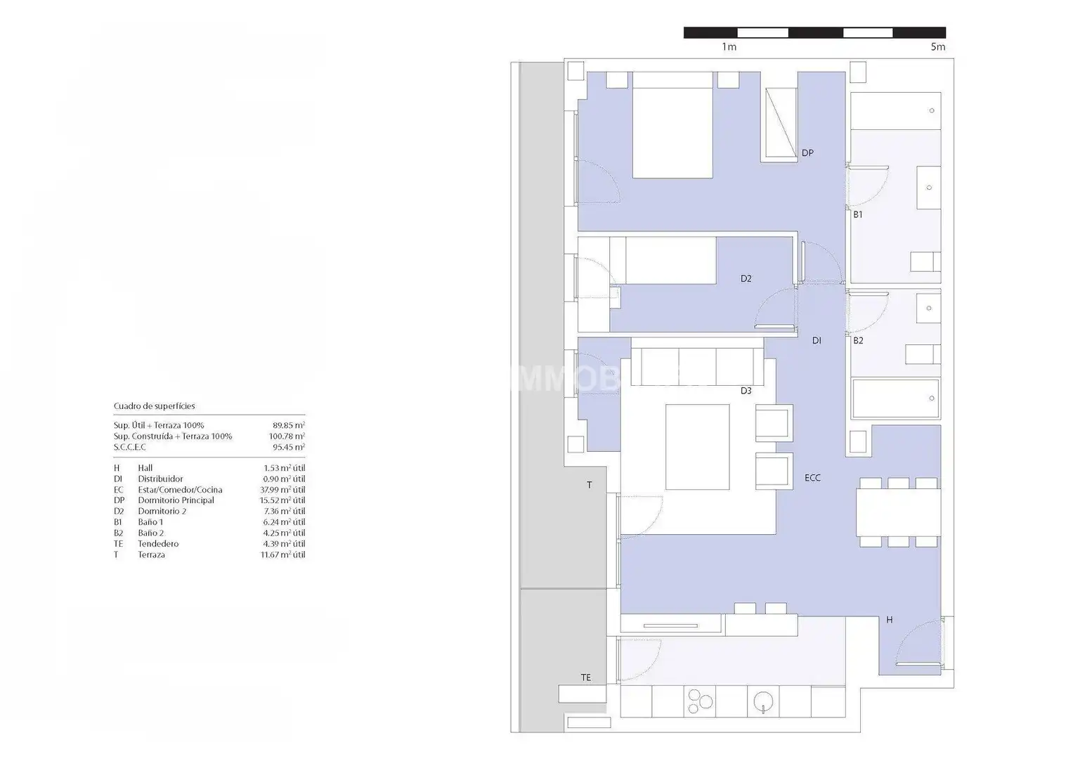 Penthouse mit Terrasse zur Miete in MEXIC, imagen 18