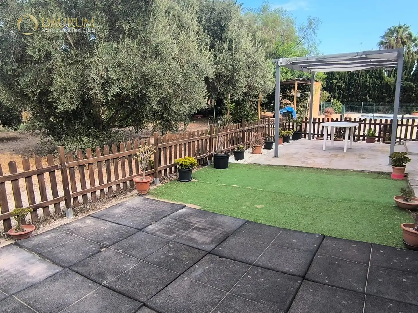 Terraza de Casa o chalet en venta en Elche / Elx con Aire acondicionado, Terraza y Piscina