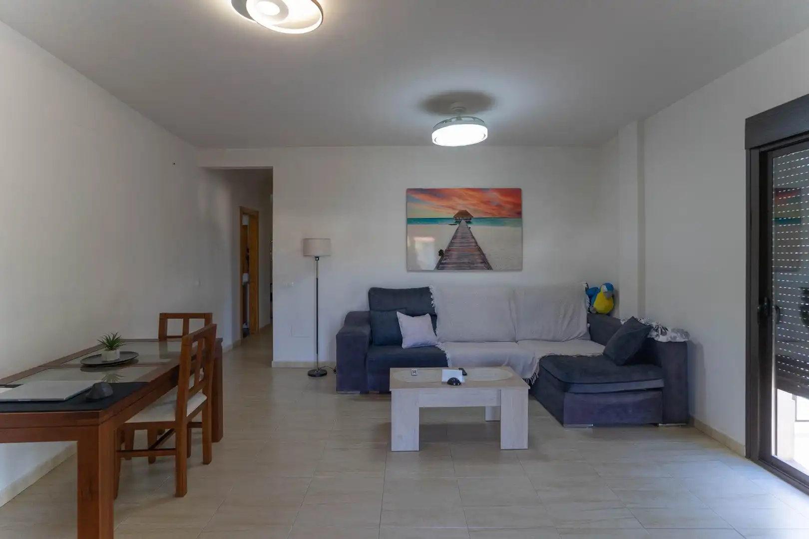Sala d'estar de Pis de lloguer en Alhaurín El Grande amb Moblat i Balcó