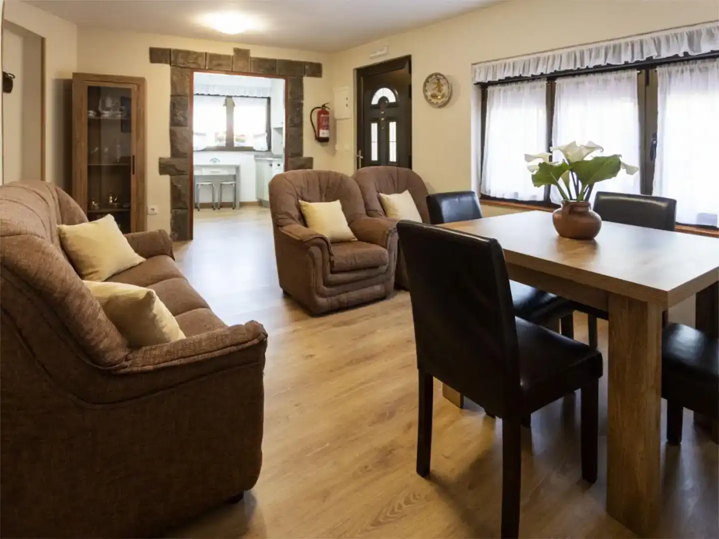 Wohnzimmer von Wohnung zum Verkauf in Llanes mit Balkon