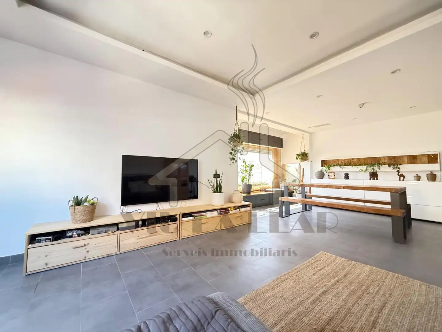Sala de estar de Piso en venta en Mataró con Calefacción