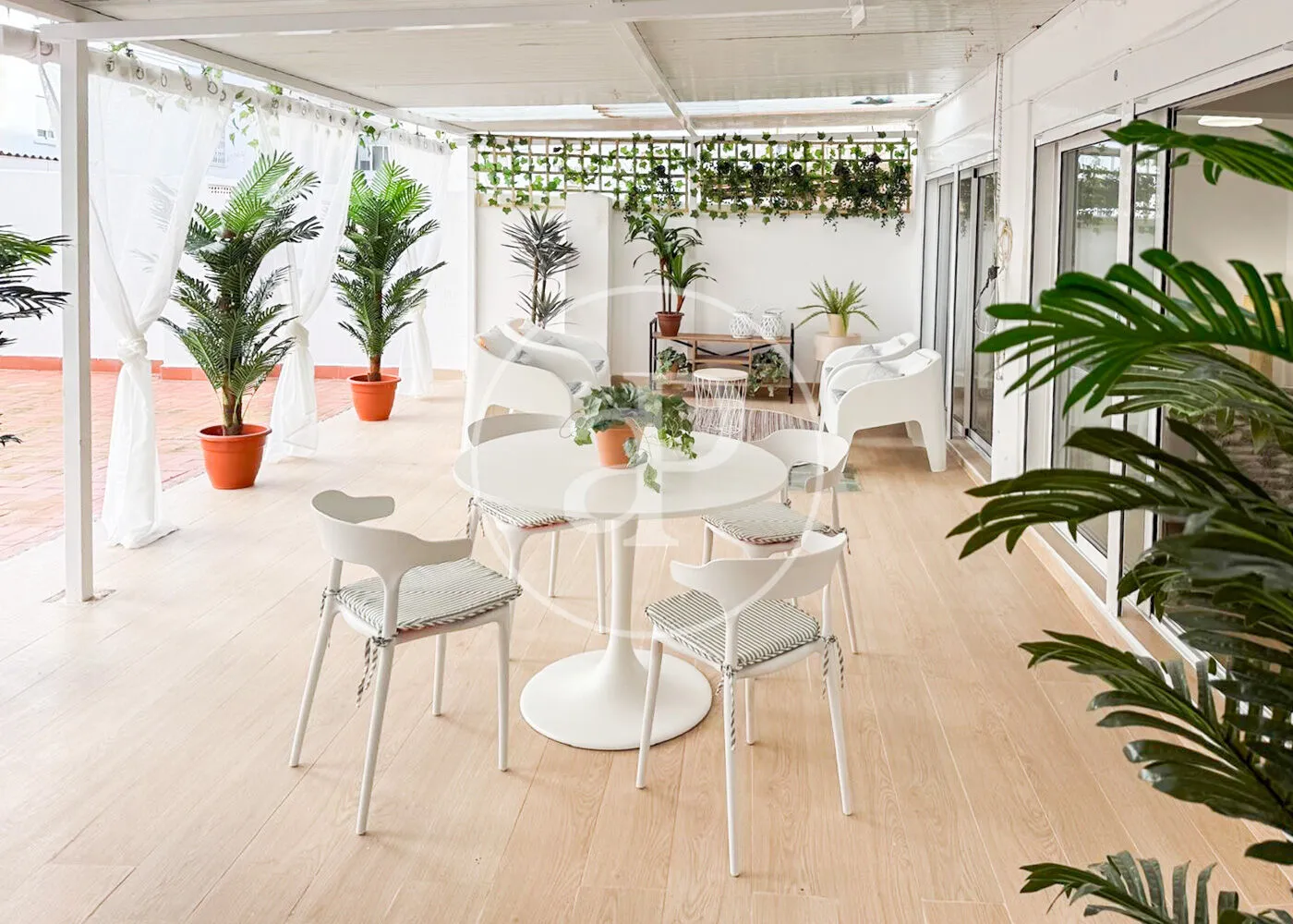 Terrace of Flat for sale in  Valencia Capital  with Air Conditioner, Terrace and Storage room