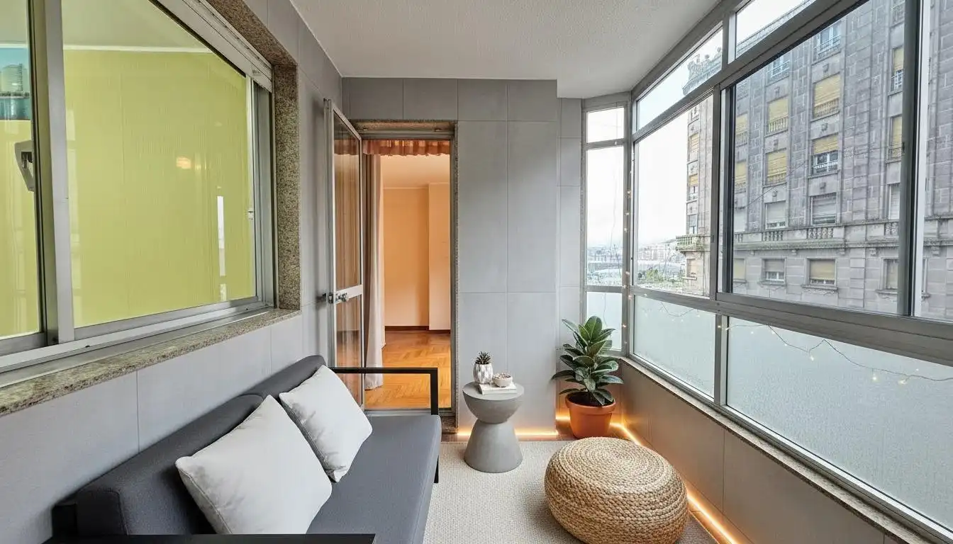 Terraza de Piso en venta en Vigo  con Calefacción, Parquet y Terraza
