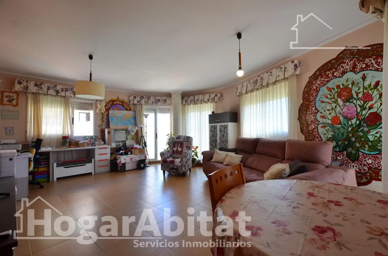 Sala de estar de Piso en venta en Tavernes de la Valldigna con Trastero