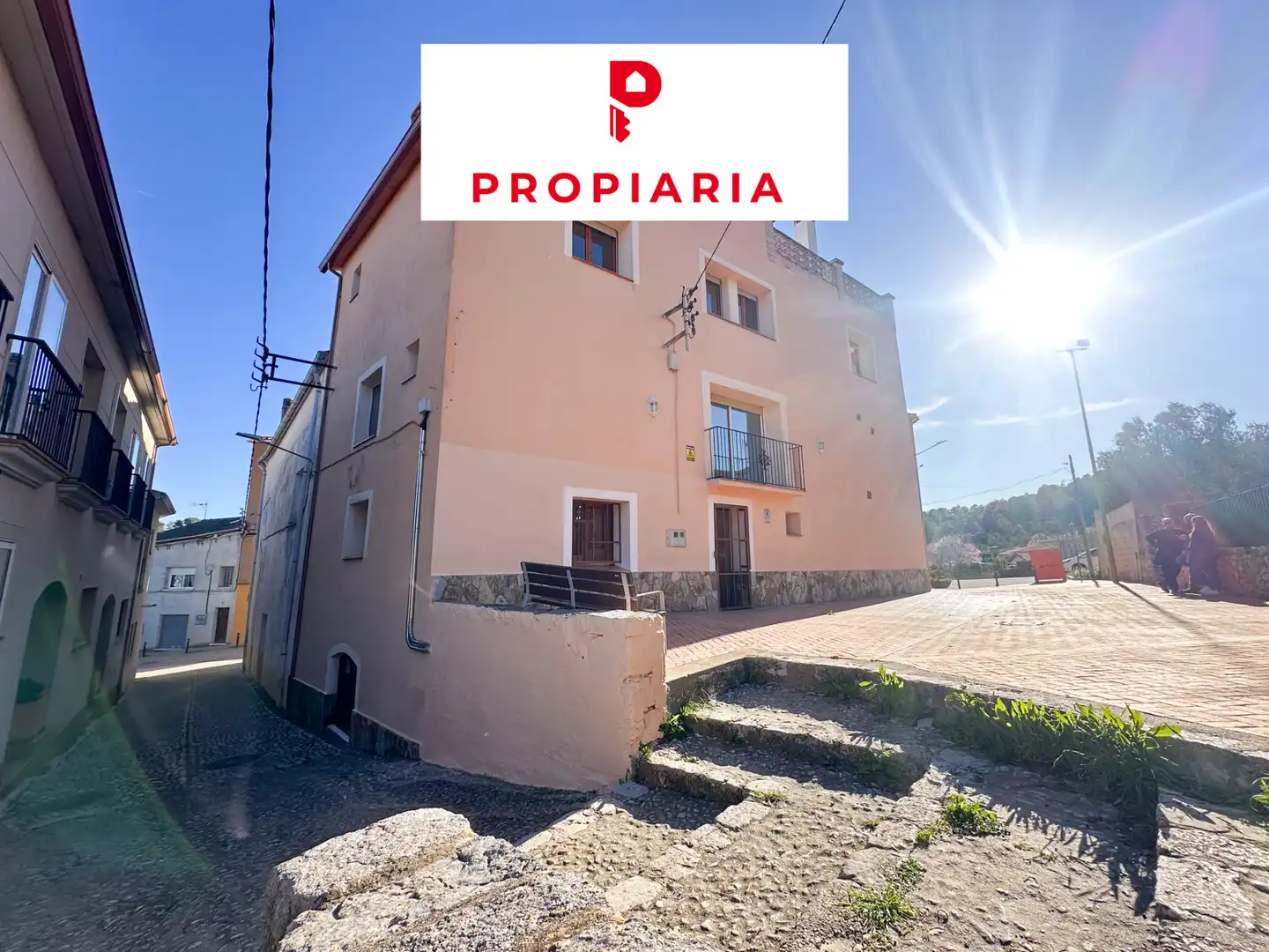 Vista exterior de Casa o xalet en venda en Olesa de Bonesvalls amb Balcó