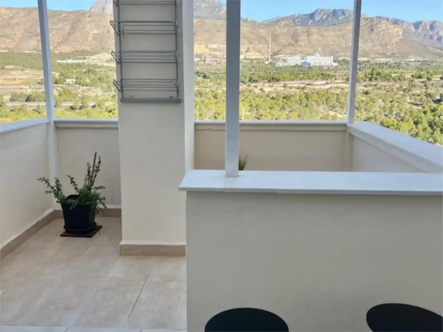 Balcony of Attic for sale in Benidorm  with Air Conditioner, Swimming Pool and Balcony