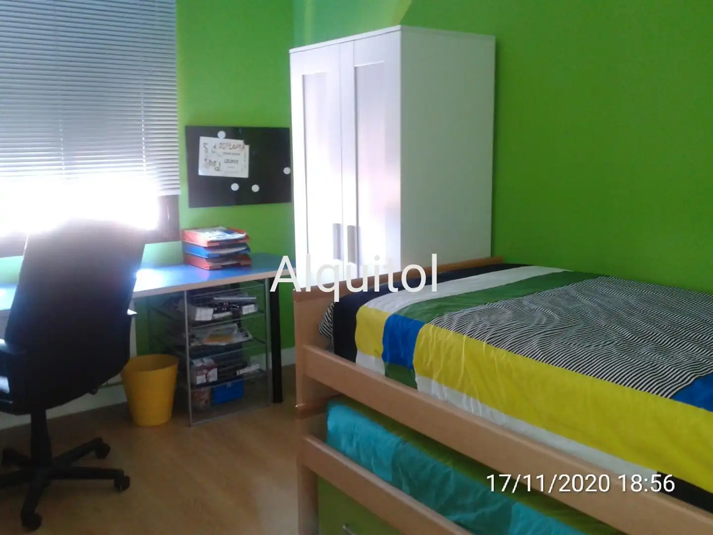 Habitación de Casa adosada de alquiler en Cobisa con Calefacción, Jardín privado y Parquet