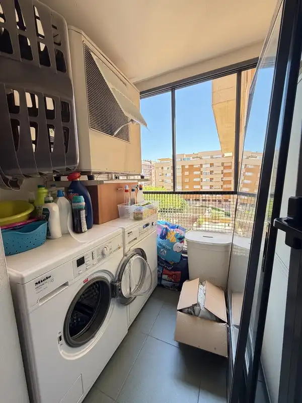 Terraza de Piso de alquiler en Madrid con Aire acondicionado, Calefacción y Jardín privado