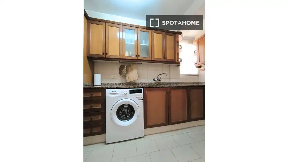Cocina de Piso de alquiler en Sueca con Aire acondicionado, Calefacción y Amueblado