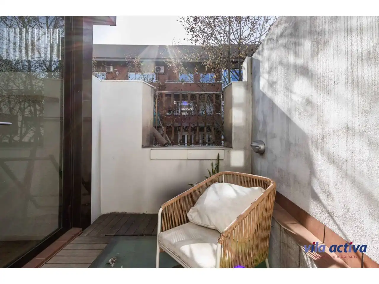 Balcony of Flat for sale in Sabadell  with Air Conditioner, Heating and Parquet flooring