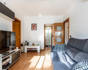 Living room of Flat for sale in Sabadell  with Air Conditioner, Parquet flooring and Furnished