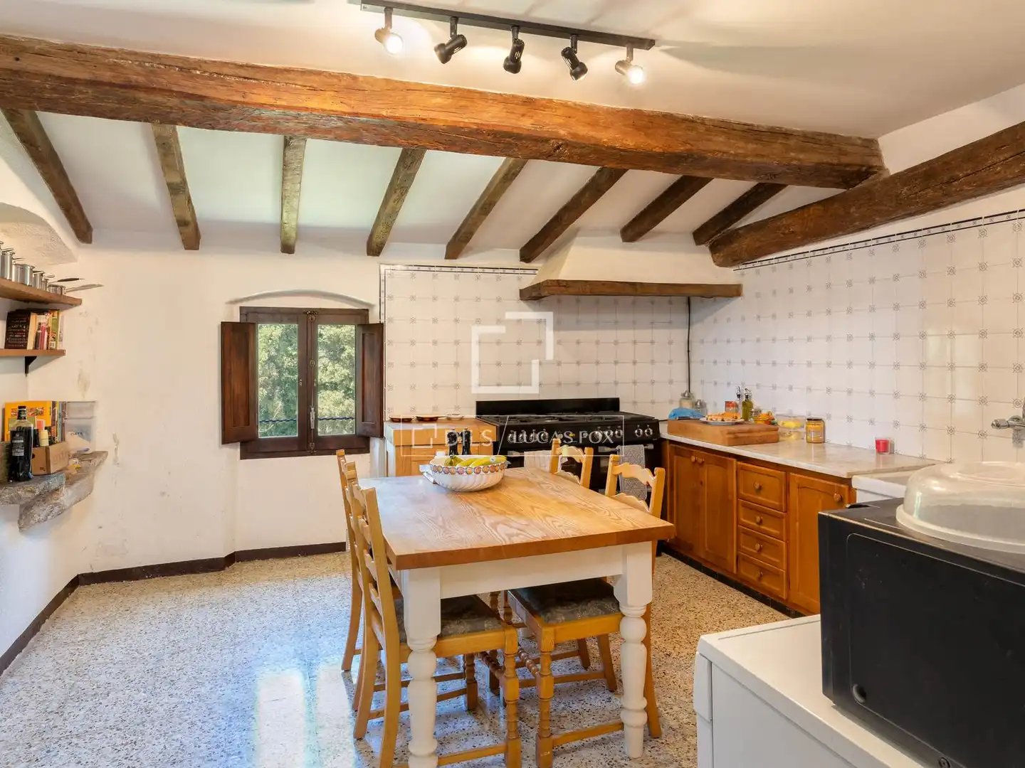 Cuina de Finca rústica en venda en Vilademuls amb Aire condicionat, Jardí privat i Traster