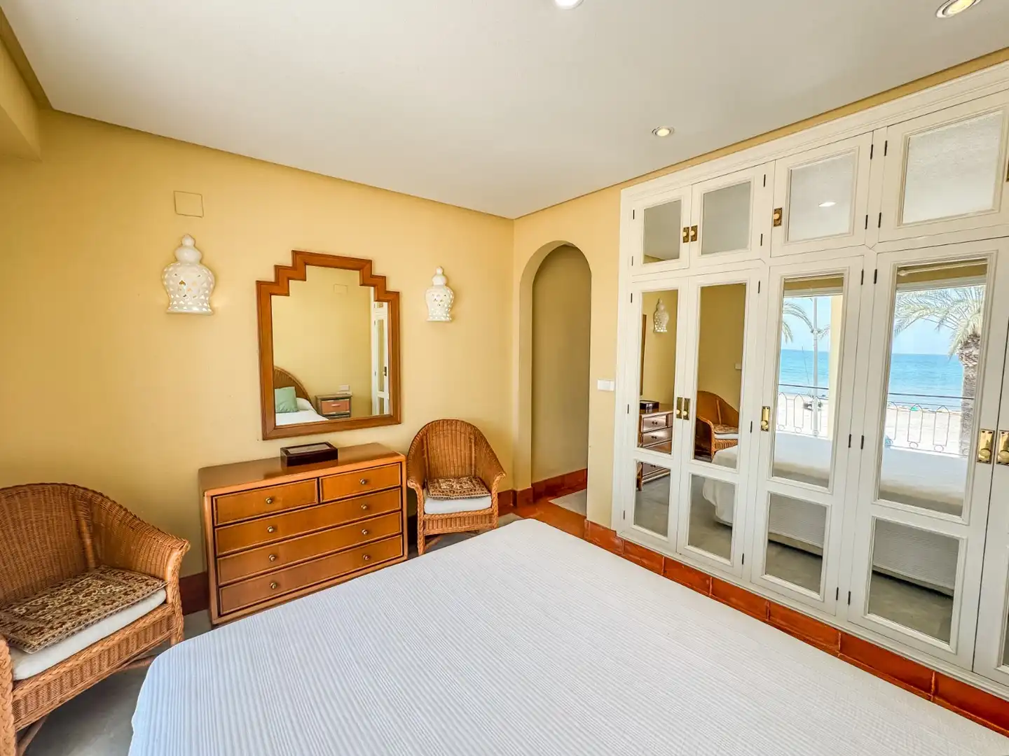 Bedroom of Duplexes for rent in Santa Pola  with Air Conditioner, Private garden and Terrace