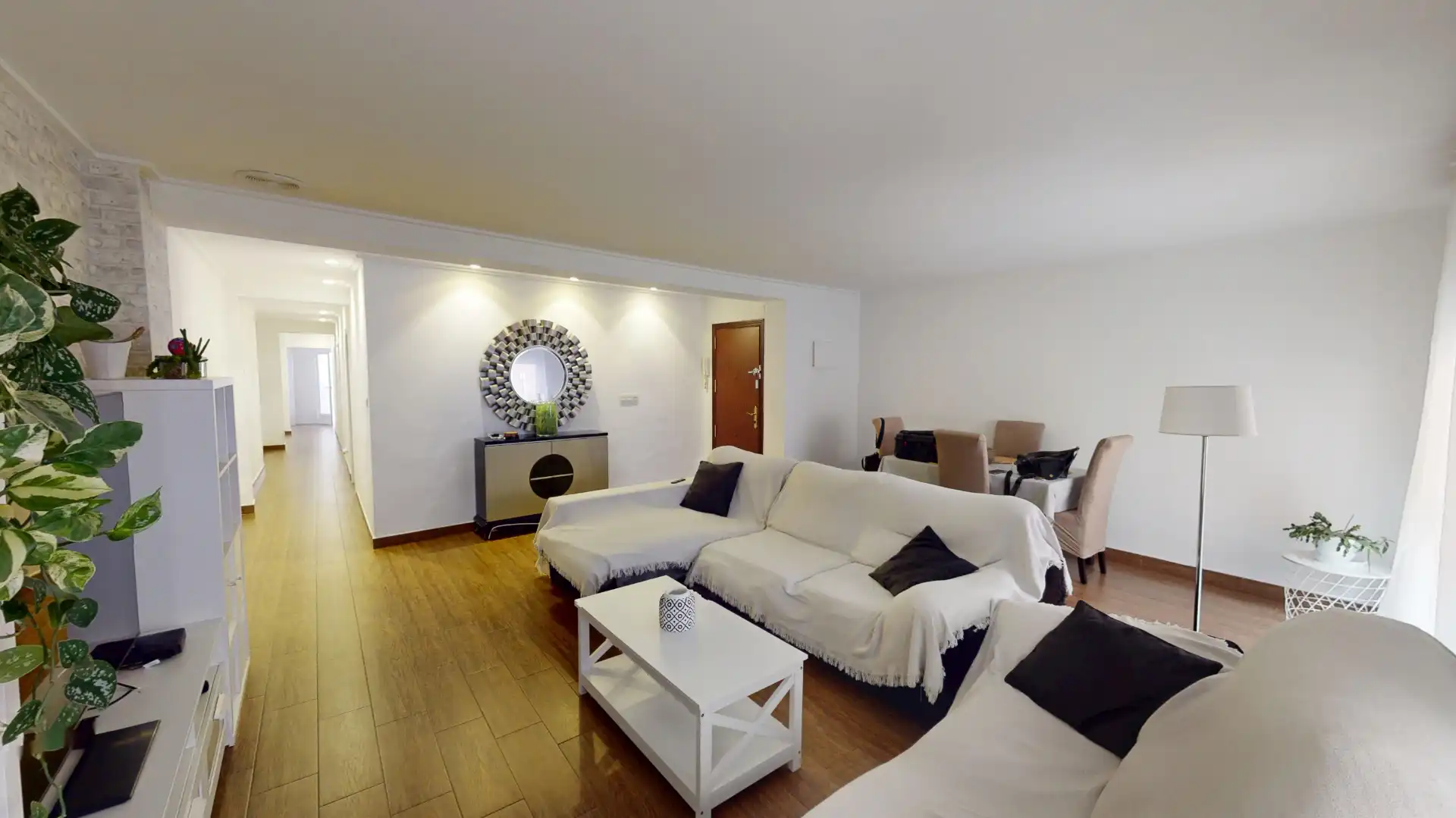 Sala de estar de Piso en venta en Elche / Elx con Aire acondicionado, Amueblado y Balcón
