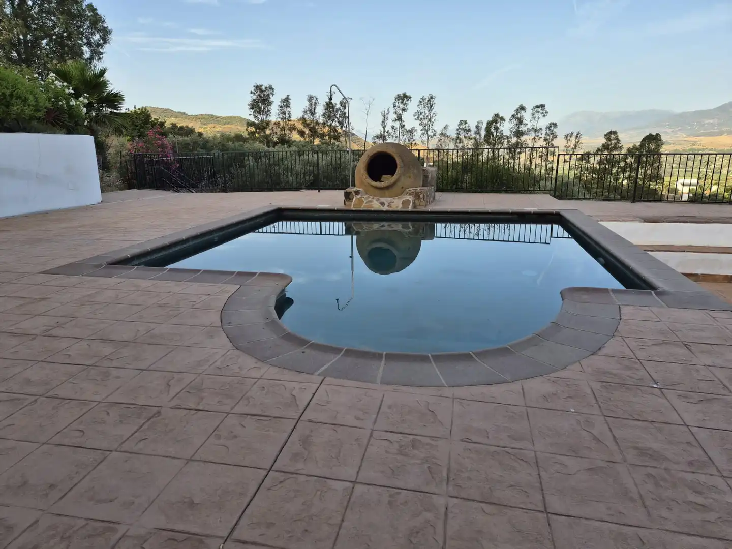 Swimming pool of Country homes for sale in Álora  with Private garden, Terrace and Storage room
