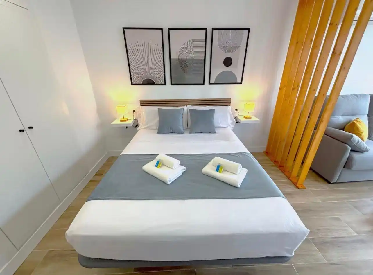 Schlafzimmer von Wohnung zum Verkauf in Torremolinos mit Klimaanlage