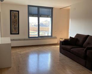 Sala d'estar de Pis de lloguer en Manresa amb Calefacció, Parquet i Moblat