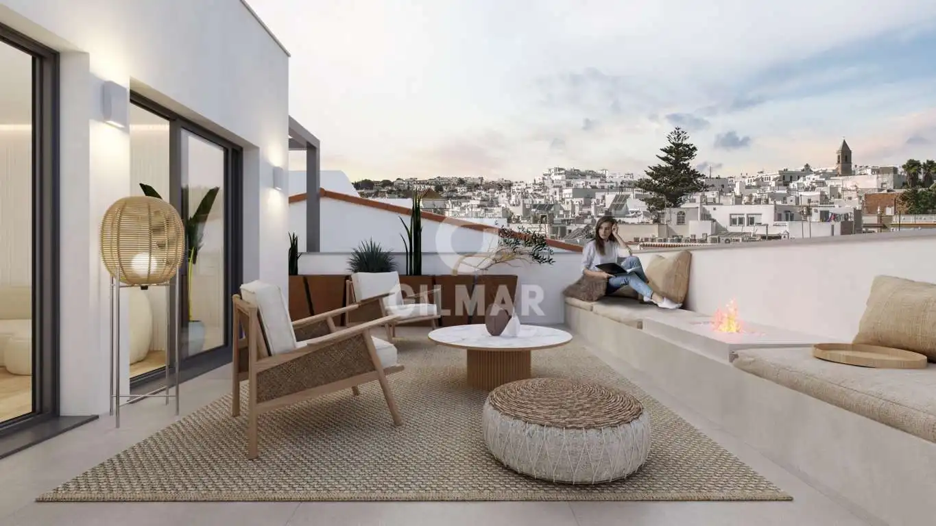 Terrassa de Dúplex en venda en El Puerto de Santa María amb Calefacció, Traster i Piscina